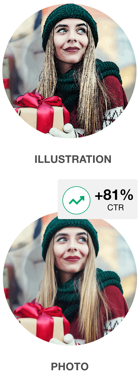 images illustration vs photo fashion uk mobile